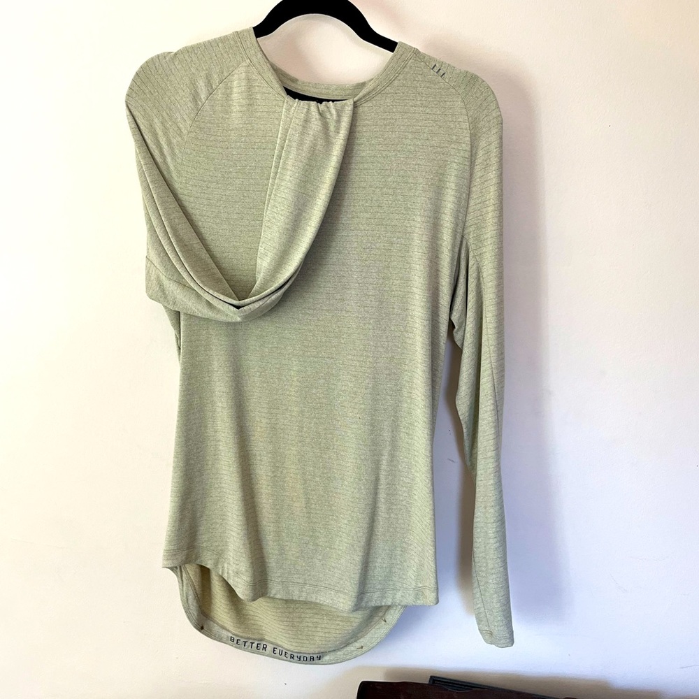 drysense long sleeve small heathered rosemary